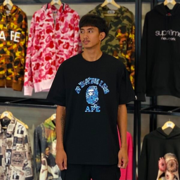 BRANDNEW BAPE Palm Resort Camo Black Tee (XXL)