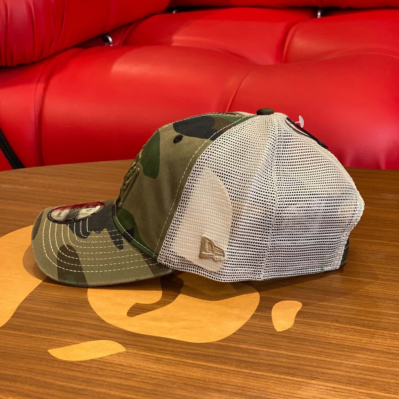 BRANDNEW STUSSY x New Era Basic 9TWENTY Woodland Camo Trucker Cap – SOLD - Image 3