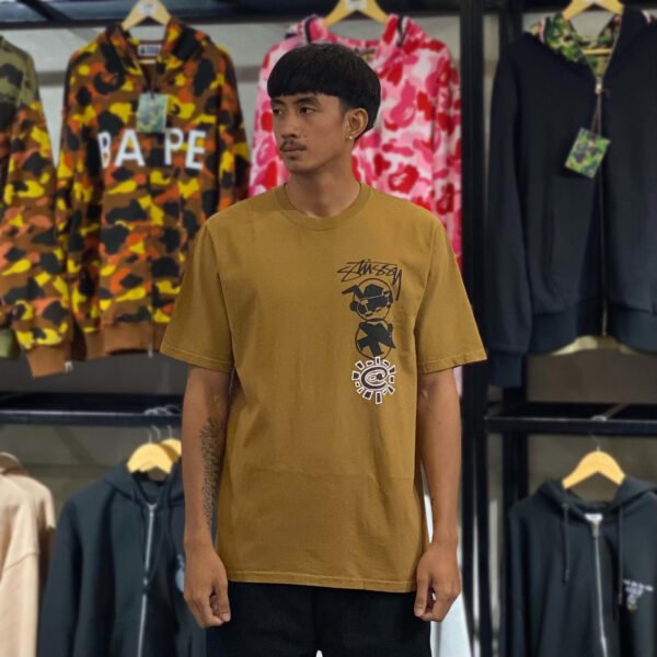 BRANDNEW STUSSY Always Stack Caramel Tee (Medium) - SOLD