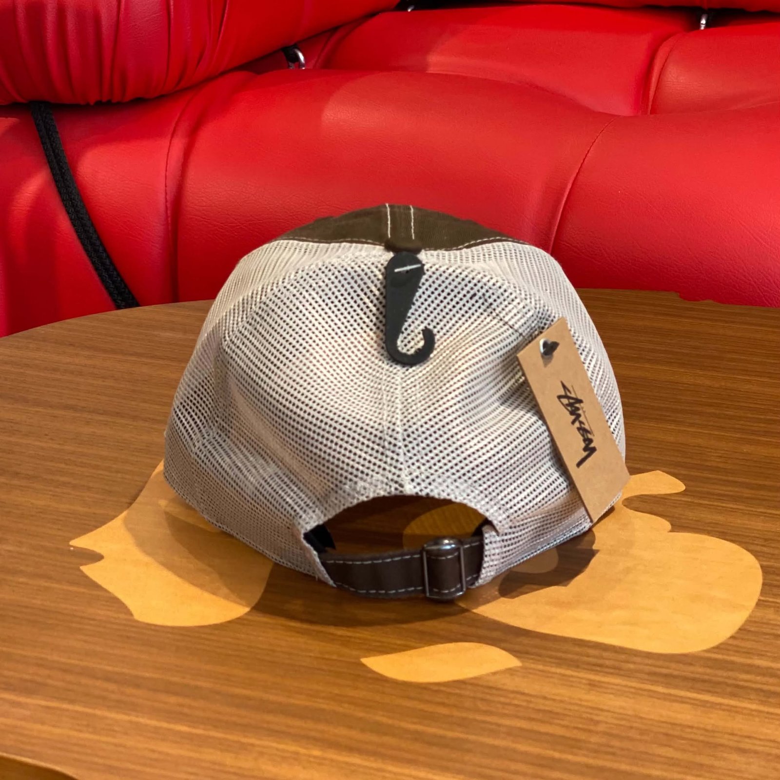 BRANDNEW STUSSY x New Era Basic 9TWENTY Washed Mocha Trucker Cap - SOLD - Image 4
