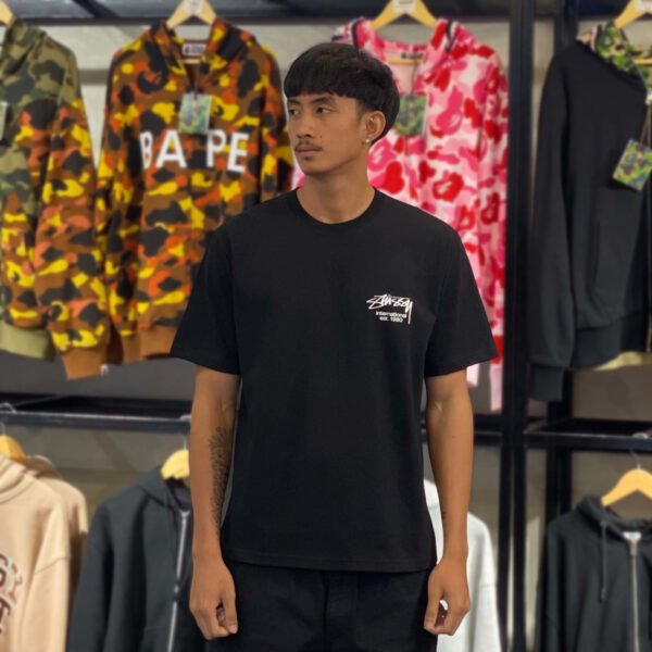BRANDNEW STUSSY Dice Clock Black Tee (Medium) - SOLD