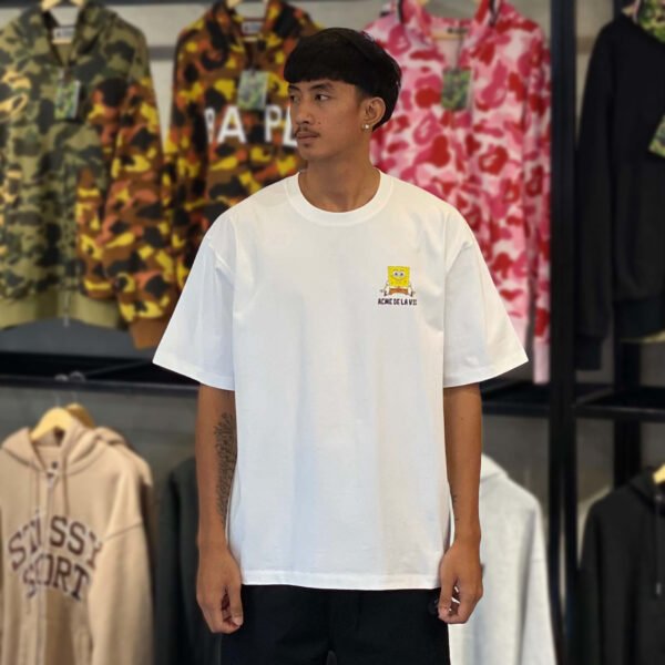 BRANDNEW ADLV x Happy Spongebob White Tee (size 3)