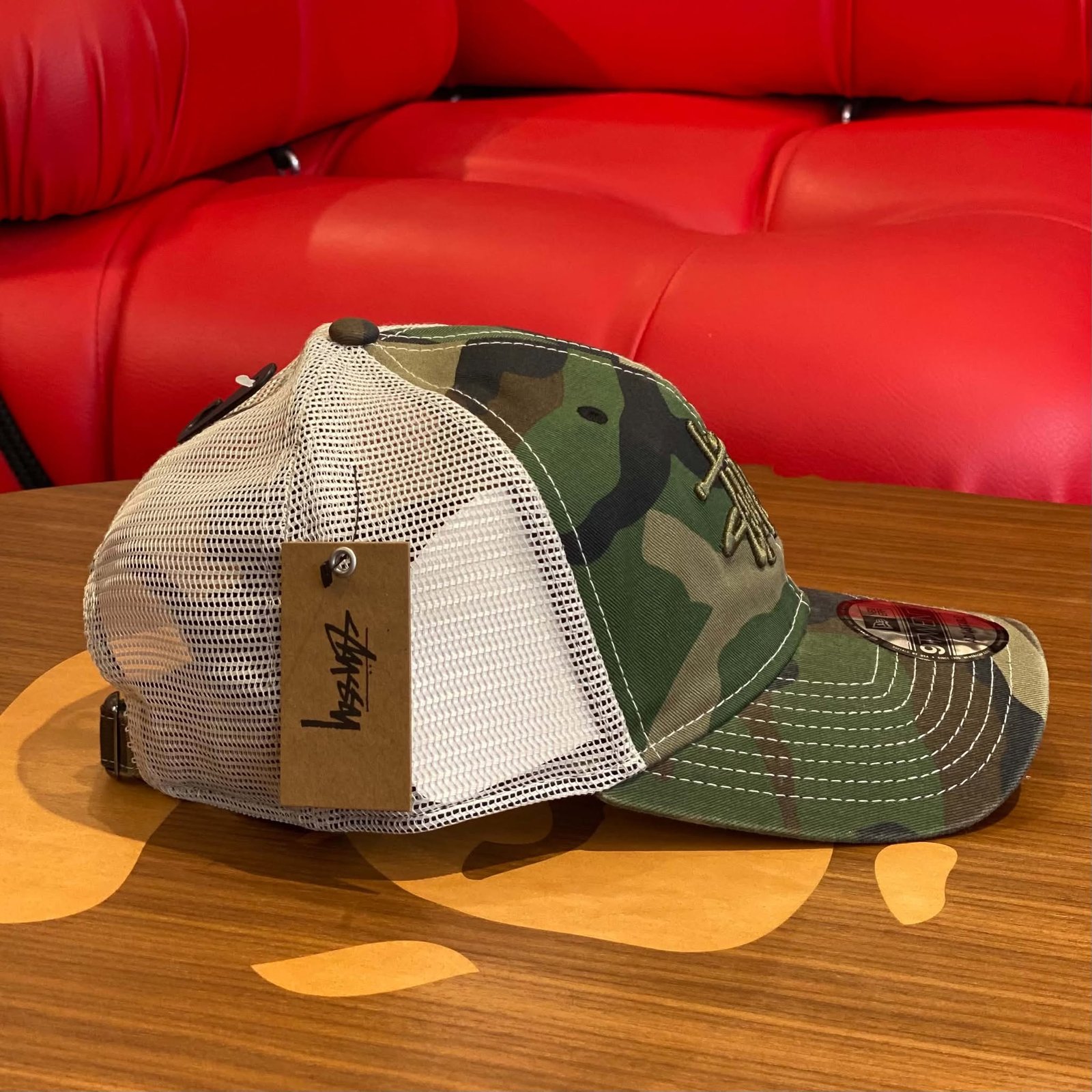 BRANDNEW STUSSY x New Era Basic 9TWENTY Woodland Camo Trucker Cap – SOLD - Image 5