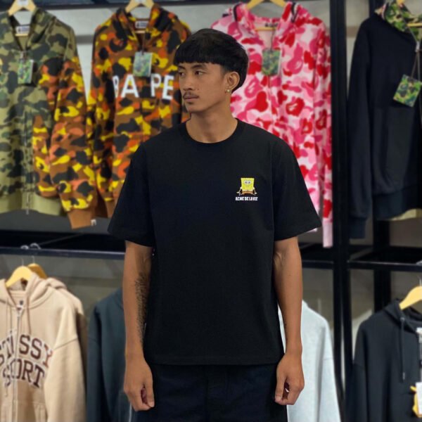 BRANDNEW ADLV x Happy Spongebob Black Tee (size 1)
