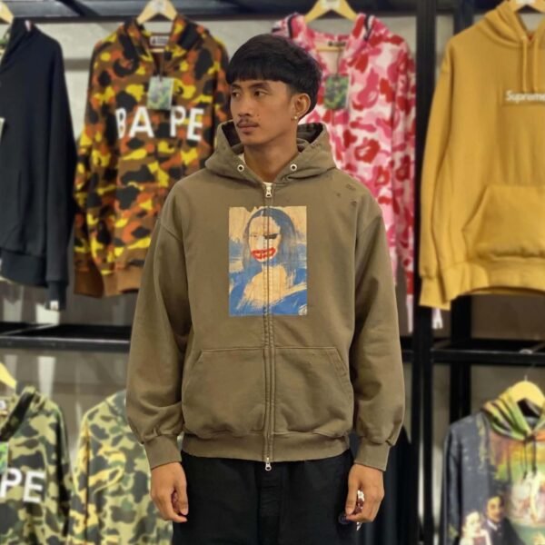 BRANDNEW ADLV x JMB Boone Cocoa Zip Up Hoodie (size 1)