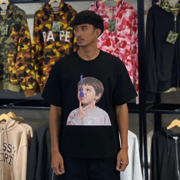BRANDNEW ADLV Blue Spoon Baby Black Tee (size 2)