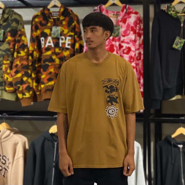 BRANDNEW STUSSY Always Stack Caramel Tee (XL)