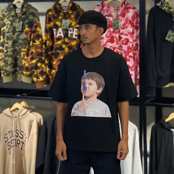 BRANDNEW ADLV Blue Spoon Baby Black Tee (size 3)