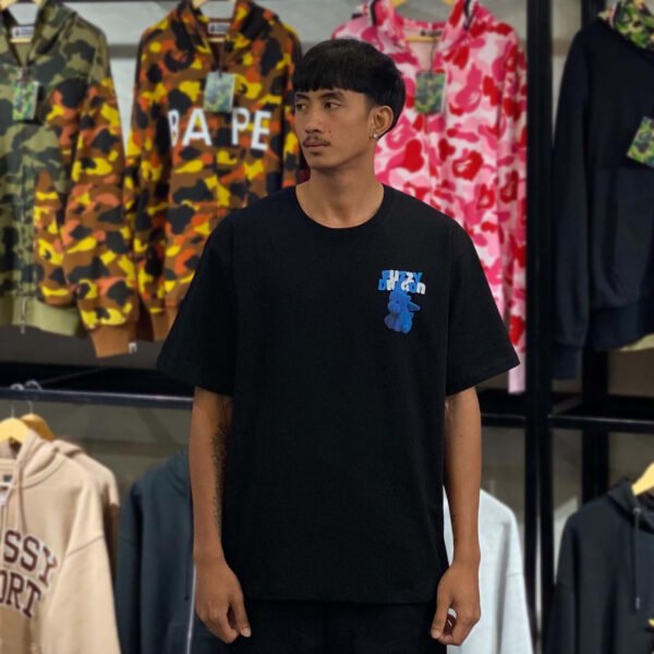 BRANDNEW ADLV Fuzzy Font Dragon Black Tee (size 2) - SOLD