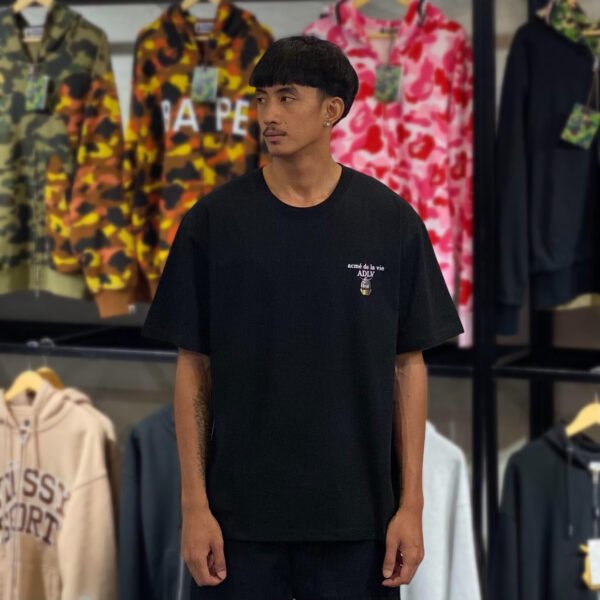 BRANDNEW ADLV x Gundam Mobile Suit Basic Logo Black Tee (size 2) - SOLD