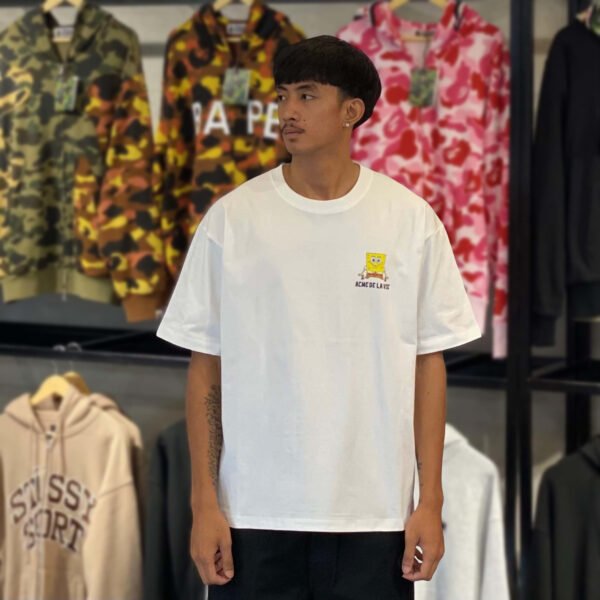 BRANDNEW ADLV x Happy Spongebob White Tee (size 2)