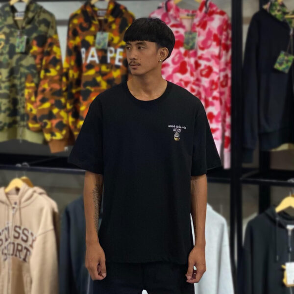 BRANDNEW ADLV x Gundam Mobile Suit Basic Logo Black Tee (size 1)