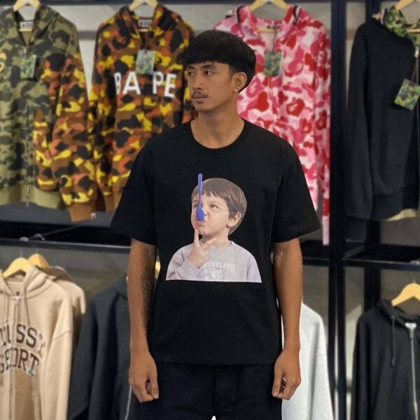 BRANDNEW ADLV Blue Spoon Baby Black Tee (size 1) - SOLD