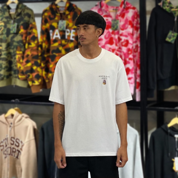 BRANDNEW ADLV x Gundam Mobile Suit Basic Logo White Tee (size 1)