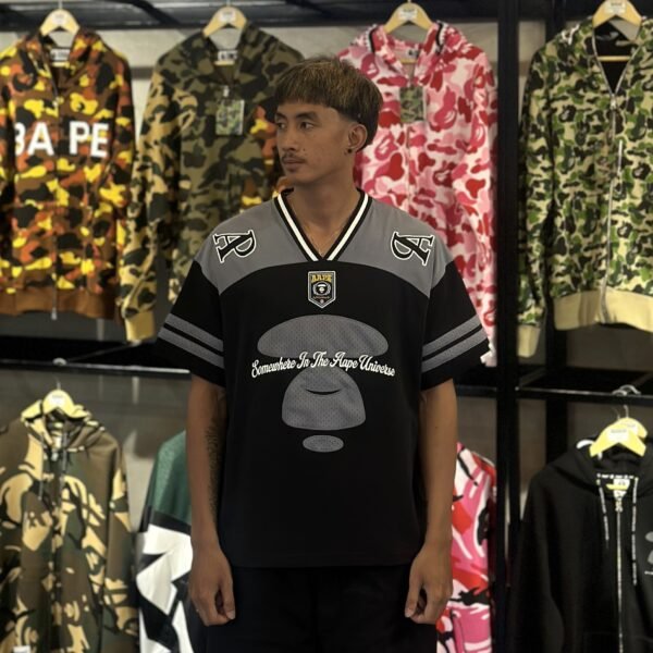 BRANDNEW AAPE BY *A BATHING APE® Sport Black Jersey (XL)