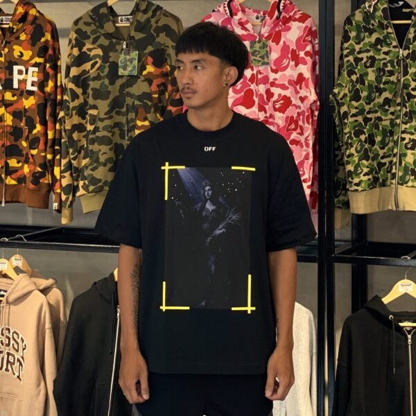 BRANDNEW Off-White Zodiac Virgo Rhinestones Black Tee (XL) - SOLD