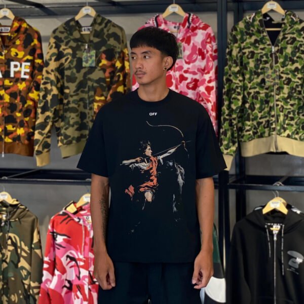 BRANDNEW Off-White Zodiac Sagittarius Black Tee (Large) - SOLD