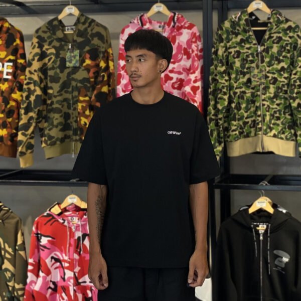 BRANDNEW Off-White Zodiac Pisces Black Tee (XL)