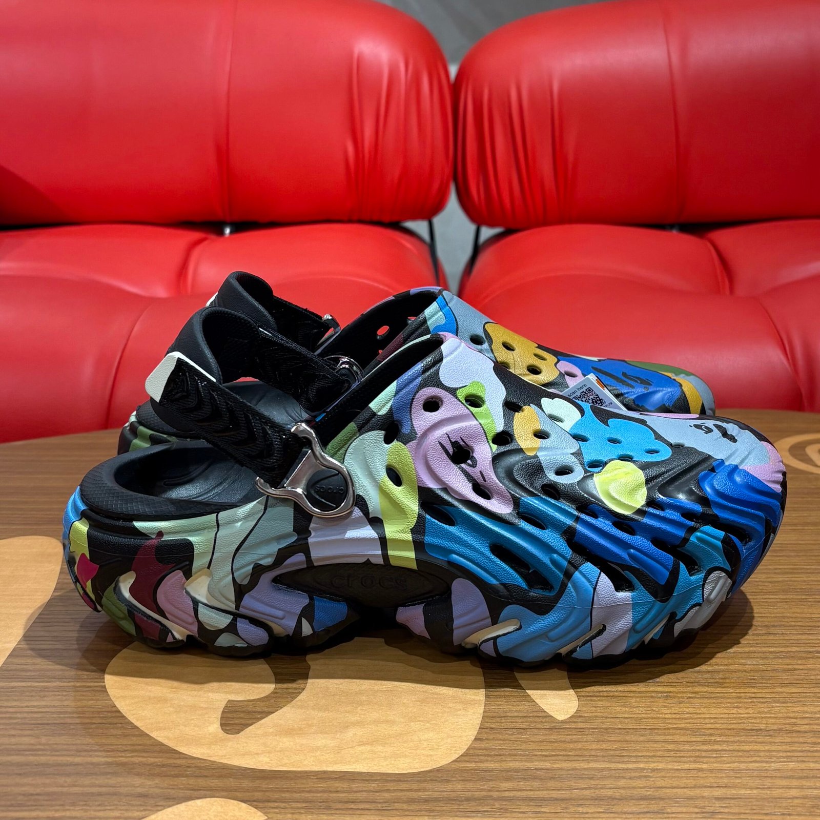 BRANDNEW BAPE x Crocs Echo II Black Clogs (size 6) - SOLD - Image 3