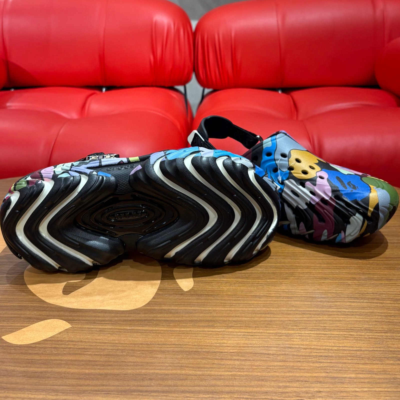 BRANDNEW BAPE x Crocs Echo II Black Clogs (size 6) - SOLD - Image 4